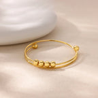 Pulsera con Cuentas Giratorias Antiestrés para Hombre o Mujer oro