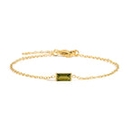 Pulsera con Piedra de Nacimiento de Color