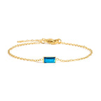 Pulsera con Piedra de Nacimiento de Color