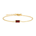 Pulsera con Piedra de Nacimiento de Color