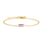 Pulsera con Piedra de Nacimiento de Color