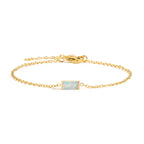 Pulsera con Piedra de Nacimiento de Color