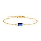 Pulsera con Piedra de Nacimiento de Color