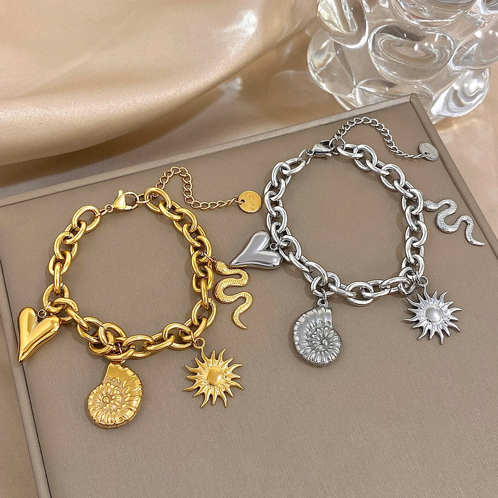 Pulsera con Sol y Conchas para Hombre o Mujer 