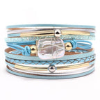 Pulsera Bohème Chic azul