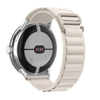Pulsera con hebilla Alpine para Smartwatch Google Pixel Watch 1 y 2 beige
