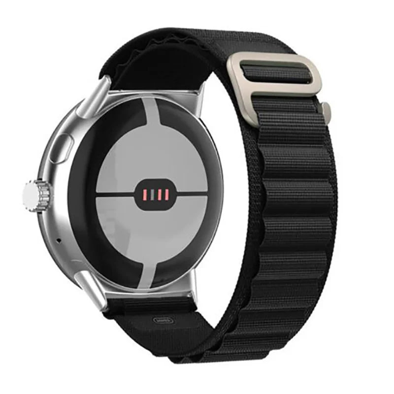 Pulsera con hebilla Alpine para Smartwatch Google Pixel Watch 1 y 2 negra