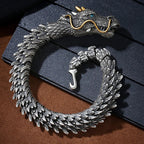 Pulsera Gourmette Dragón Budista