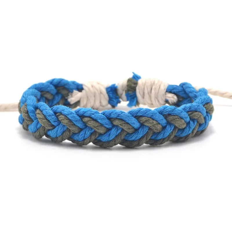 Brazilian Handmade Bracelet Natural Colors blue