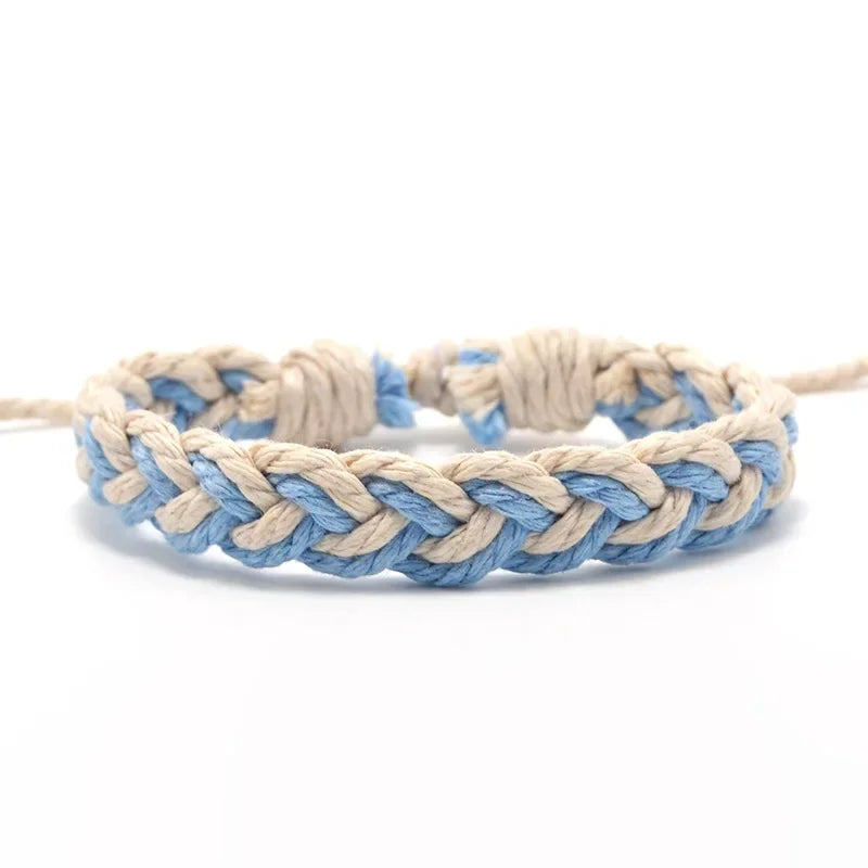 Brazilian Handmade Bracelet Natural Colors light blue