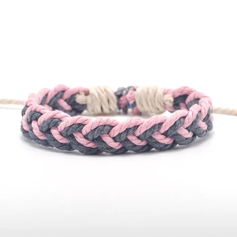 Brazilian Handmade Bracelet Natural Colors pink