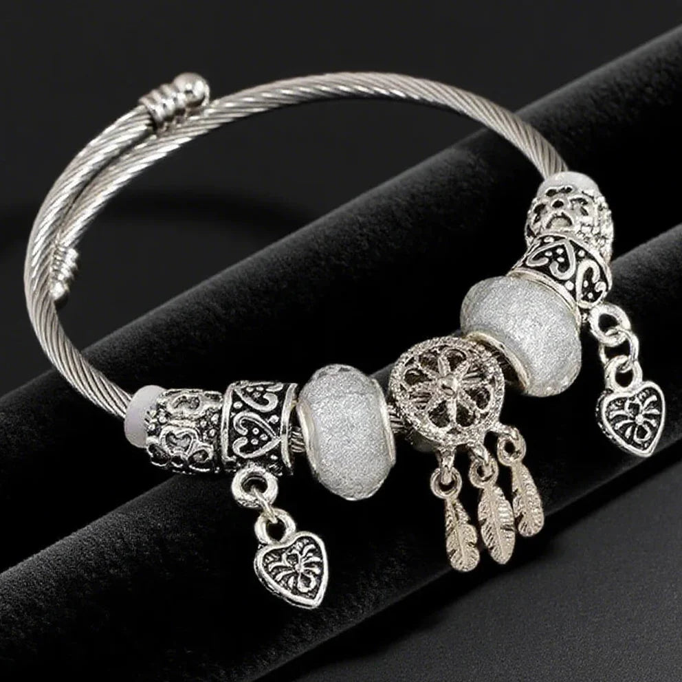 Pulsera Capturador de Sueños y Corazones