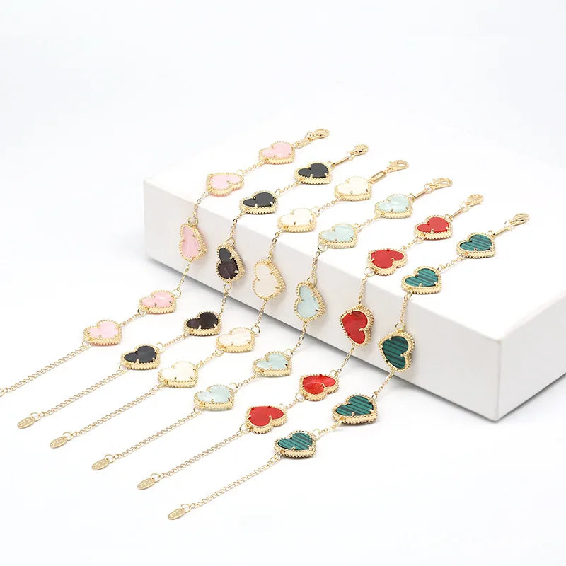 Pulsera Corazón Dorado Mujer