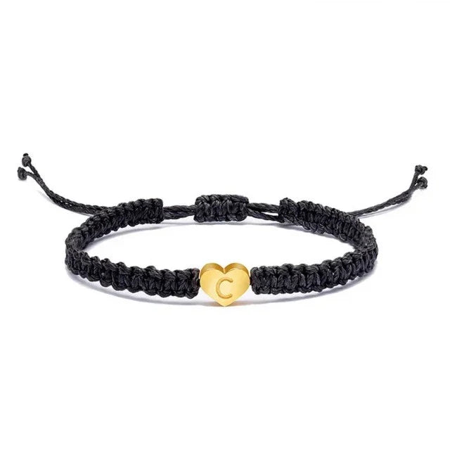 Pulsera Cœur Initiale Oro