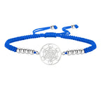 Colored Metatron’s Cube Bracelet blue