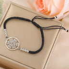 Colored Metatron’s Cube Bracelet black