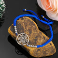Colored Metatron’s Cube Bracelet blue