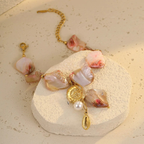 Pulsera Coquillage con Hermosas Perlas de Nácar