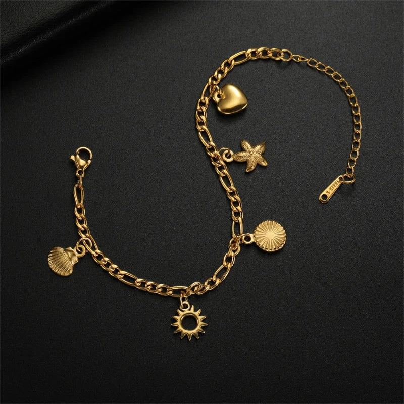 Pulsera Coquillages para Mujer oro