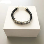 Pulsera Croix Rustique de Cuero - Exception®