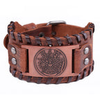 Pulsera de Cuero Pentáculo Brujería Pulsera Wicca 3