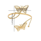 Brazalete Elegante para Brazo - Joya para Bíceps y Adorno de Cadena para la Parte Superior del Brazo Mujer