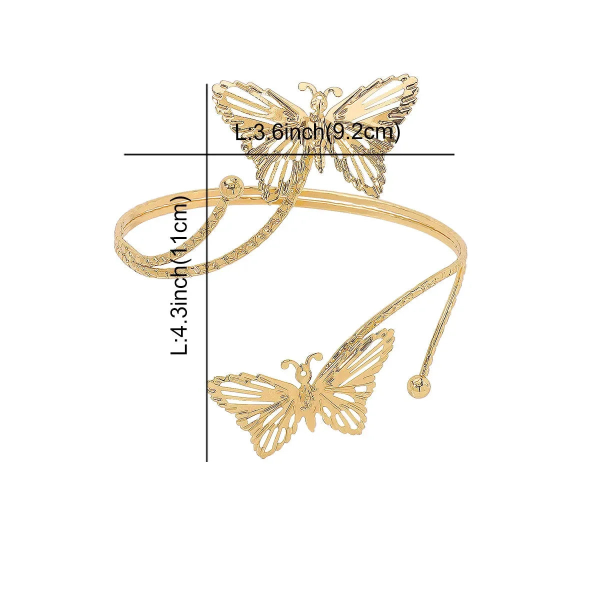 Brazalete Elegante para Brazo - Joya para Bíceps y Adorno de Cadena para la Parte Superior del Brazo Mujer