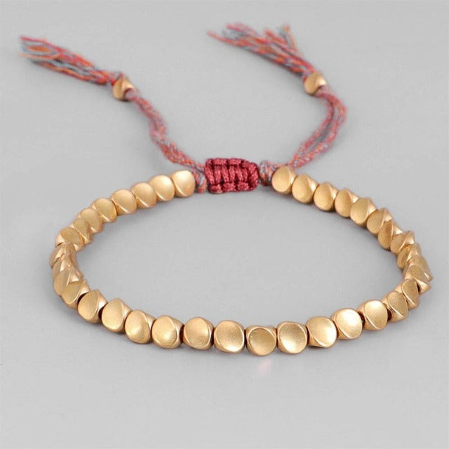 Pulsera de la Suerte Tibetana Cobre