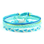 Tibetan Braided Lucky Bracelet 9 Turquoise
