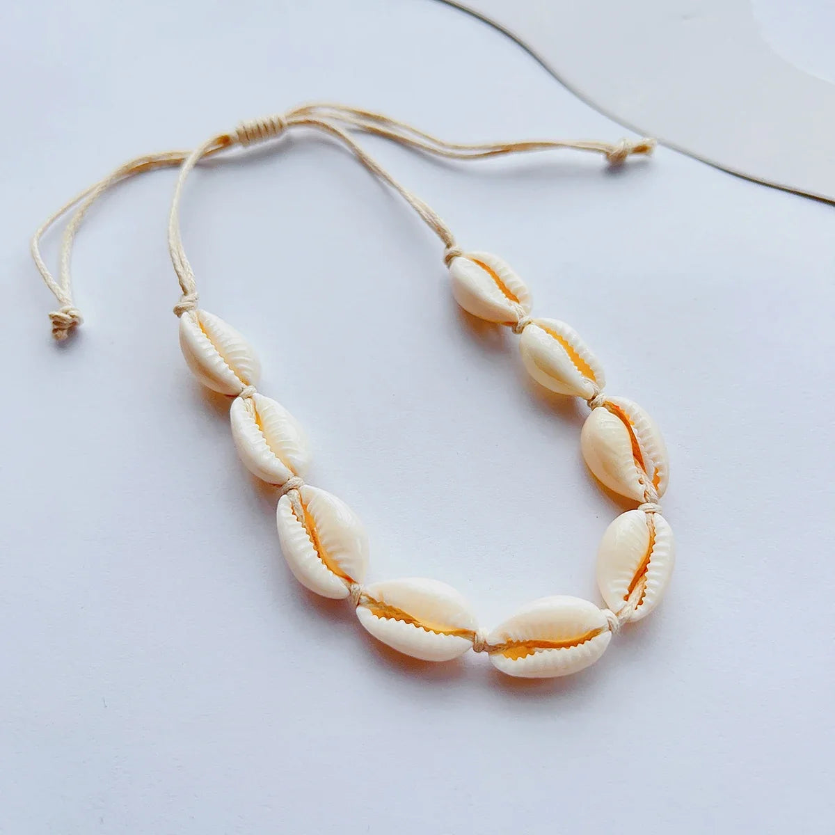 Pulsera de tobillo de concha Cauri para mujer