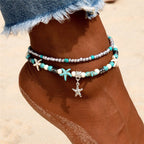Pulsera de Tobillo con Conchas de Caracola