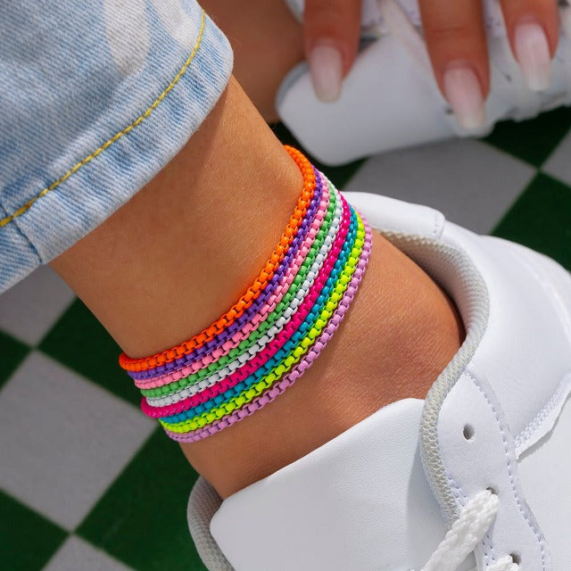 Tobillera para Mujer de Colores