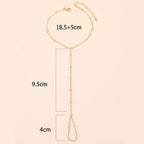 Pulsera de Mano Joya Cadena Mano y Dedo Mujer