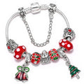 Pulsera de Navidad Árbol de Navidad Plata