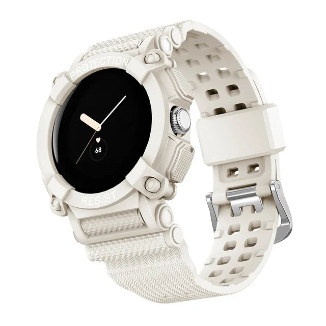 Pulsera de Protección Sólida para Smartwatch Google Pixel Watch 1 & 2 blanca