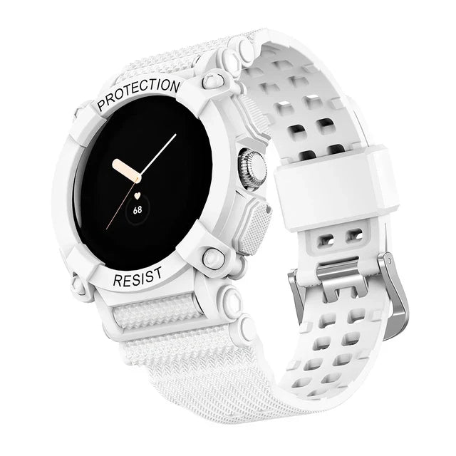 Pulsera de Protección Sólida para Smartwatch Google Pixel Watch 1 & 2 blanca