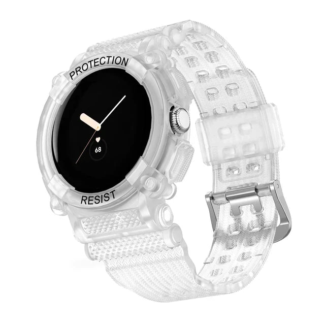 Pulsera de Protección Sólida para Smartwatch Google Pixel Watch 1 & 2 blanca