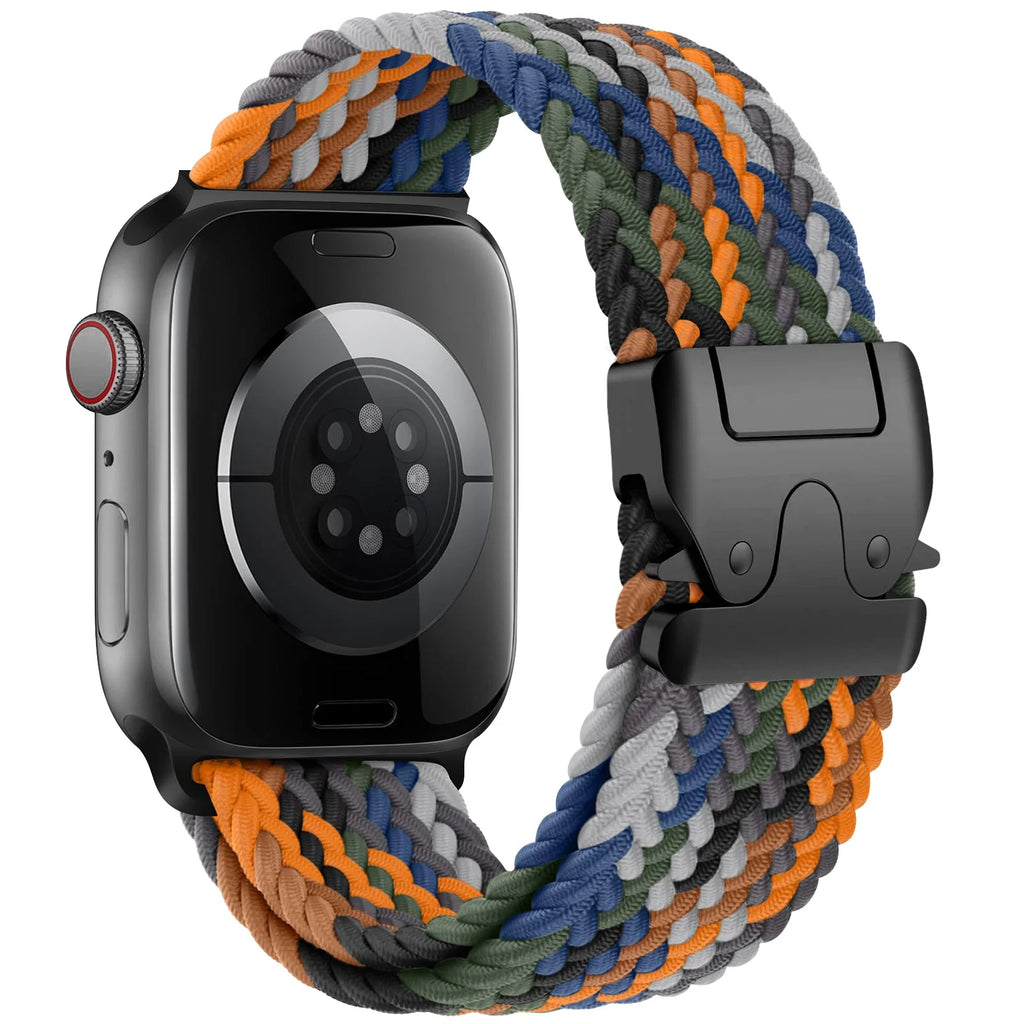 Correa de repuesto para Apple Watch en cuerda de paracaídas