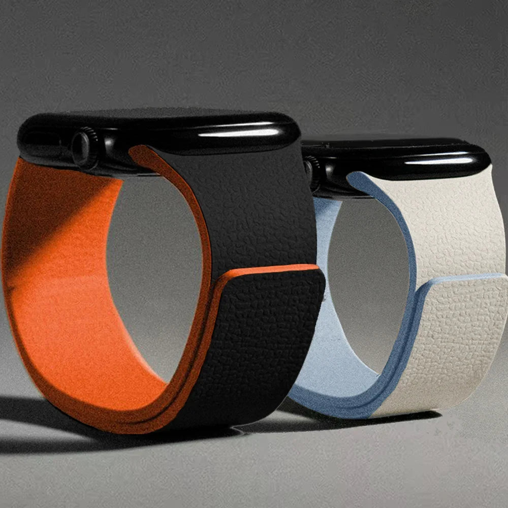Correa de reemplazo magnética de silicona para Apple Watch