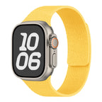 Correa de reemplazo magnética de silicona amarilla para Apple Watch