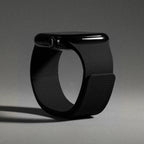 Correa de reemplazo magnética de silicona negra para Apple Watch