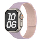 Correa de reemplazo magnética de silicona morada y rosa para Apple Watch