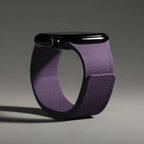 Correa de reemplazo magnética de silicona morada para Apple Watch