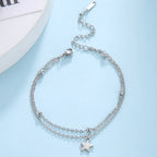 Pulsera Doble con Estrella