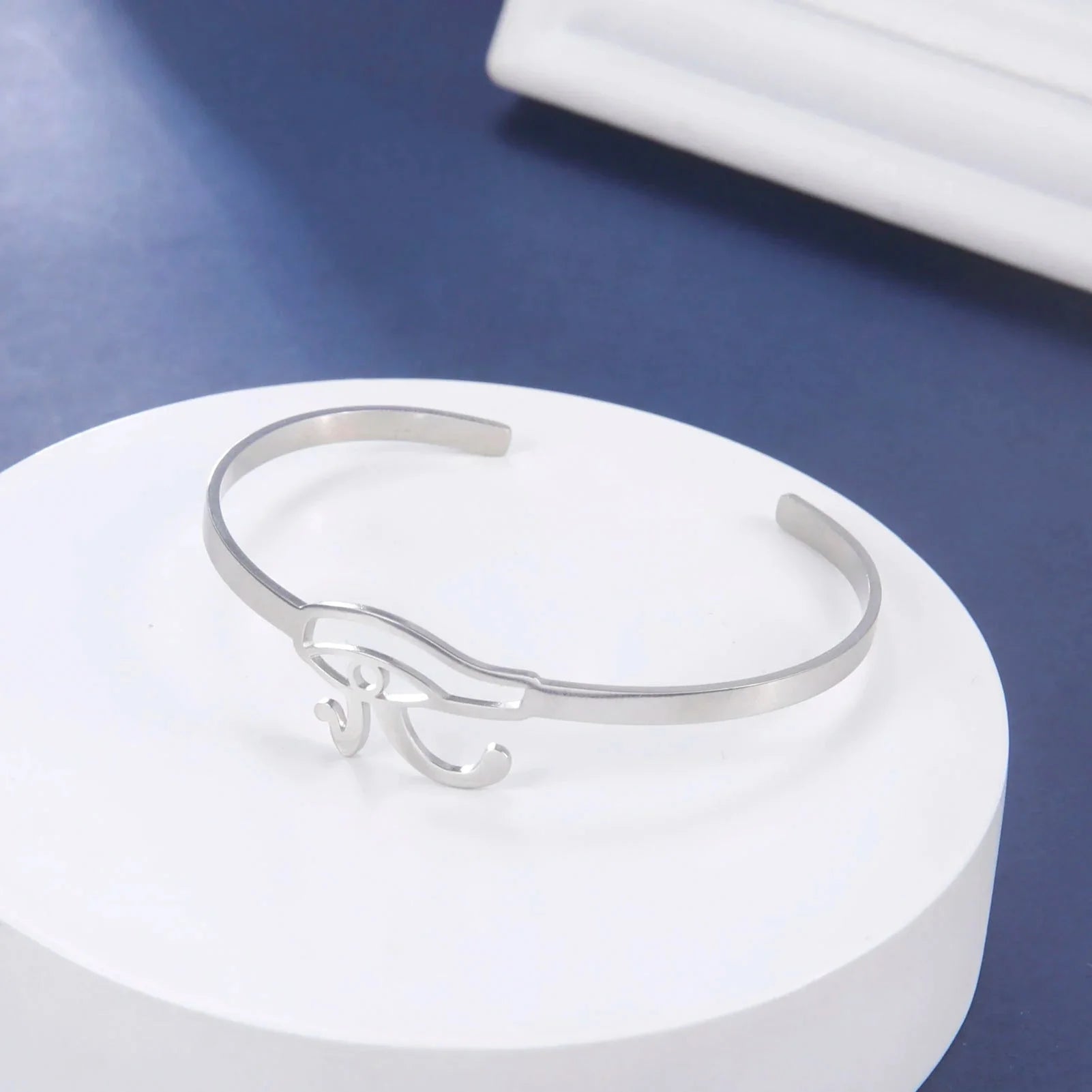 Pulsera Egipto Antiguo con Ojo de Horus en plata