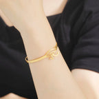 Pulsera Egipto Antiguo con Ojo de Horus en oro