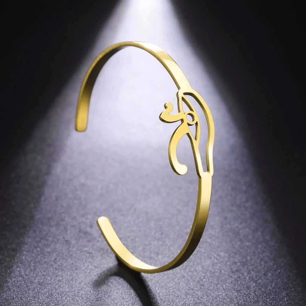 Pulsera Egipto Antiguo con Ojo de Horus en oro