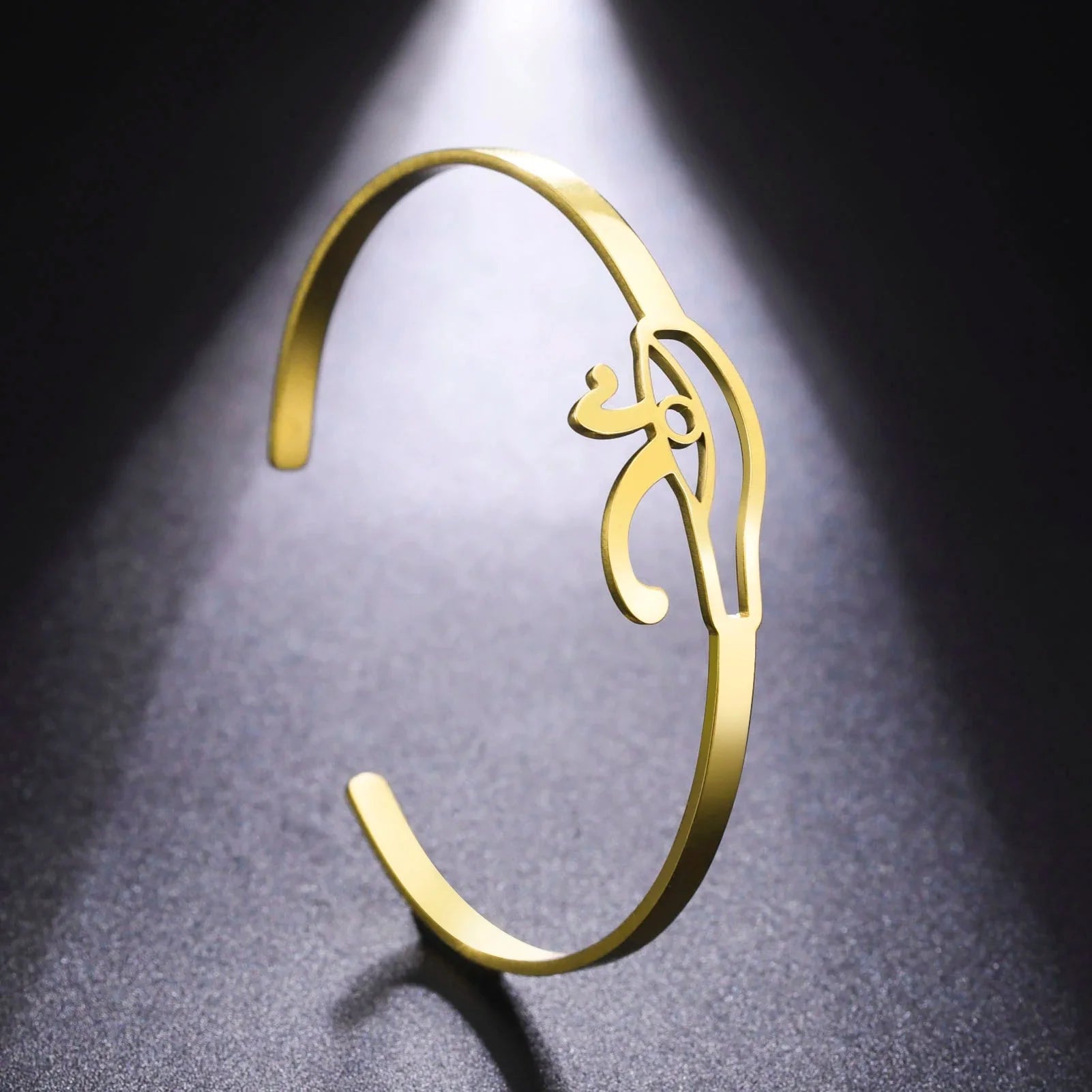 Pulsera Egipto Antiguo con Ojo de Horus en oro