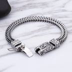 Pulsera egipcia de plata