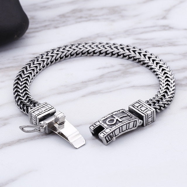 Pulsera egipcia de plata